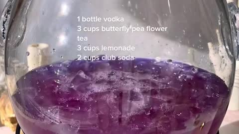 Purple potion punch is the easiest Halloween Party Punch
