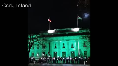 Cork City Council, Mute On October 7th Massacre, Lights Up For Palestine