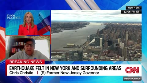 Felt like a small explosion': Chris Christie describes what he felt during rare earthquake