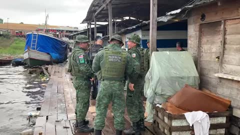 Batalhão Ambiental apreende uma tonelada e meia de pescado protegido pelo defeso em porto de Manaus