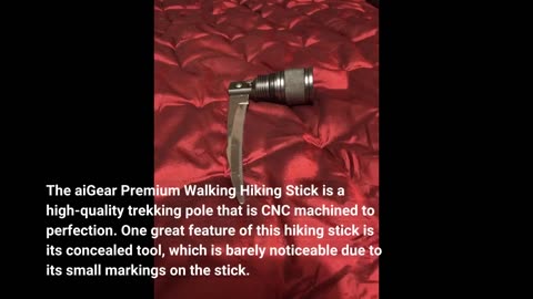 Buyer Feedback: aiGear Premium Walking Hiking Stick CNC Machined Outdoor Trekking Poles Color G...
