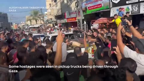 Capture of Civilians_ Soldiers After Hamas Attack on Israel _