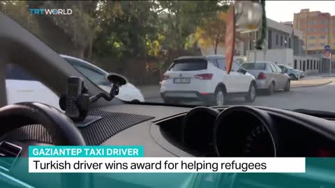 Gaziantep Taxi Driver: Turkish driver wins award for helping refugees