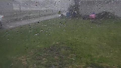 Illinois Storm Sends Things Flying Through The Air