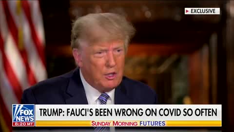 President Trump Talks With Maria Bartiromo About Why He Didn’t Fire Fauci