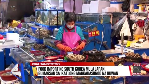 Food import ng South Korea mula Japan, bumagsak sa ikatlong magkakasunod na buwan