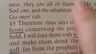 Thus saith the Lord, and prophecy cometh. Hear this all nations. Jeremiah 23.. Part 4