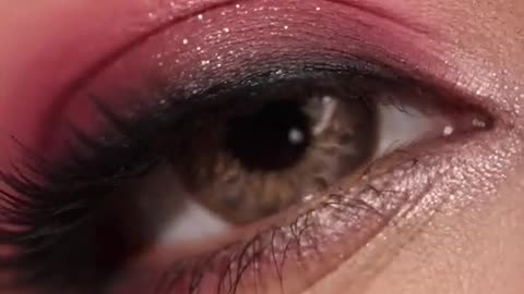 pink smoke eyes makeup