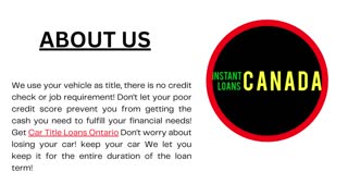 Car Title Loans Ontario are a Fast and Easy Way to Secure a Cash Loan