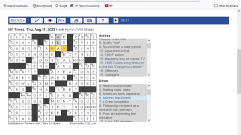 NY Times Crossword 13 Jul 23, Thursday