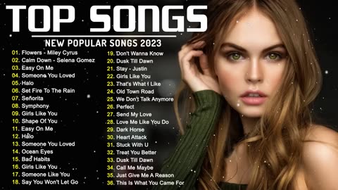 Top Hits 2023 ☘ New Popular Songs 2023 ☘ Best English Songs ( Best Pop Music Playlist ) on Spotify