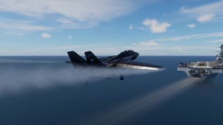 F-14D Carrier Landing