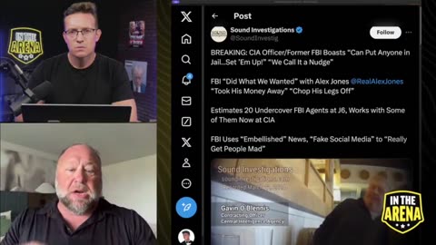 Alex Jones says he is going to sue CIA and the FBI.