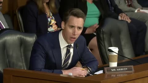 Sen Josh Hawley Grills FBI Deputy Director