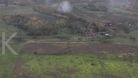 Ukrainian Forces Destroy Russian Military Truck And White Van With Mortar Fire