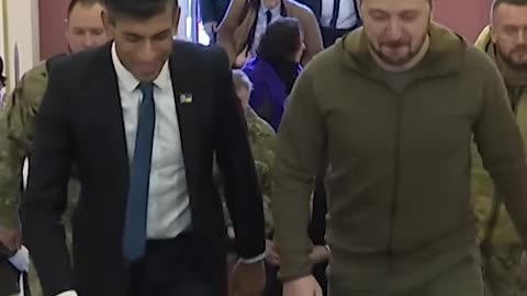 Rishi Sunak visits President Zelenskyy in Ukraine