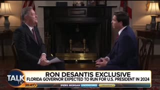 Ron Desantis on if He’s Running for President- “Stay Tuned” which Means, The Snake is Running