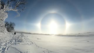 Spectacular sundog