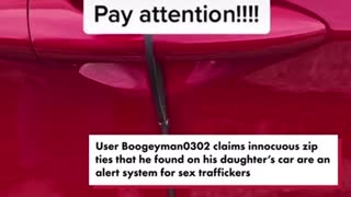 Be Alert! Sex Traffickers are Tagging Vehicles of Unsuspecting Vulnerable People!