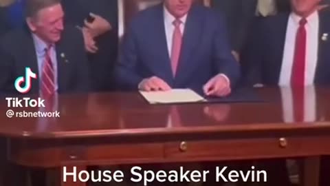 McCarthy House Speaker signs bill ending the Covid Emergency Declaration March 30, 2023