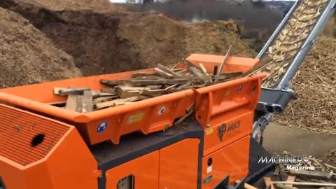 Extreme Fast Wood Chipper Machine Modern Technology - Amazing Wood Processor Big Tree Shredder Easy