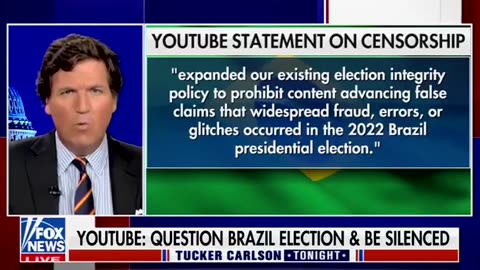 Tucker Carlson covers Brazil's election