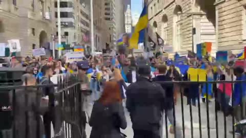 Ukraine War - Attendees chant “Azov”