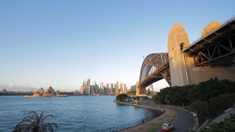 View of Sydney Bridge and Opera House