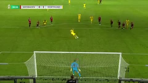 Durtmund vs weise highlight(3-0)all harland goals
