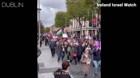 "From The River To The Sea" - Chants At Irish Gaza Protests