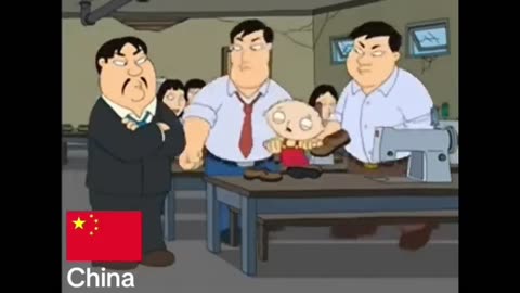 Family Guy making fun of China