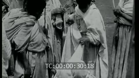 Market scene in Ethiopia 1920