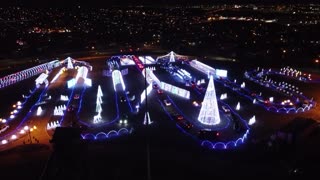 Christmas In Color Aerial View