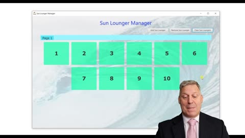 JavaFX desktop application - Sunlounger Manager