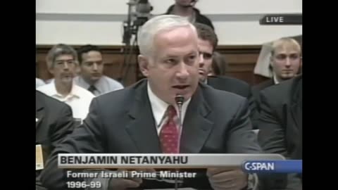 Netanyahu, 2002 | He said the quiet parts out loud that are HIGHLY relevant today
