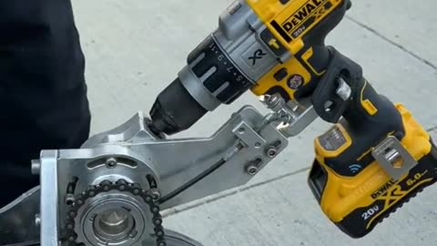 Build a high speed bike from a dewalt drill