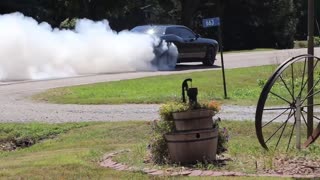 Challenger burnt rubber