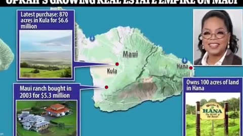 The #Maui Mystery continues. Speculation of Trafficking Tunnels by Oprah's property