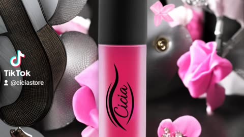 Cicia Premium Pink Lip Oil - Cherry Moisturizing and Nourishing Glossy Finish | Lip Care Treatment