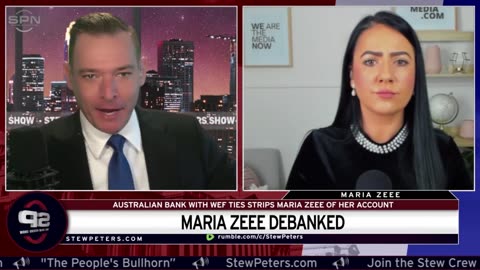 DEFEND MARIA ZEEE At All Costs: DEBANKED: WEF Tied Australian Bank BANS Maria Zeee's Account