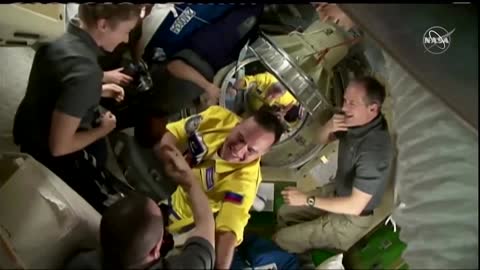 New Russian cosmonaut team arrives at International Space Station