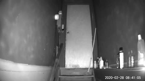 Ghost walking down stairs