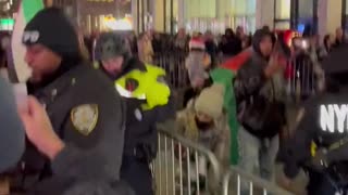 NYC Anti-Israel Protesters Clash With Police In Viral Video