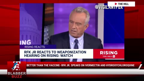 Better Than The Vaccine- RFK Jr. Speaks On Ivermectin And HydroxyChloroquine