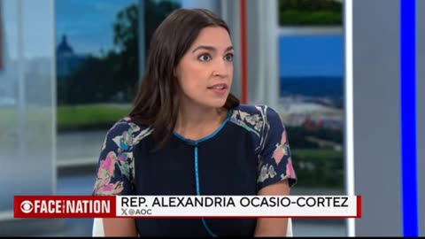 Rep AOC Discusses UAW Strike, NYC Immigration Crisis On CBS' Face The Nation