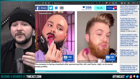 Maybelline SLAMMED For Having MEN Sell Make Up, Testosterone Is DECLINING And Masculinity Being Lost