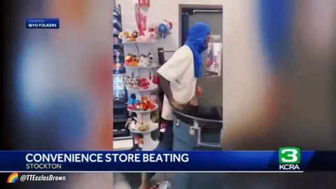 Convenience store clerks under investigation for assault after beating thief in Stockton, Calif.