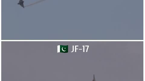 India's Tejas and Pakistan's JF-17 in a side-by-side flying comparison