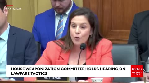 JUST IN: Elise Stefanik Lays Out Her Case That Trump's Hush Money Trial Is 'Unprecedented Lawfare'