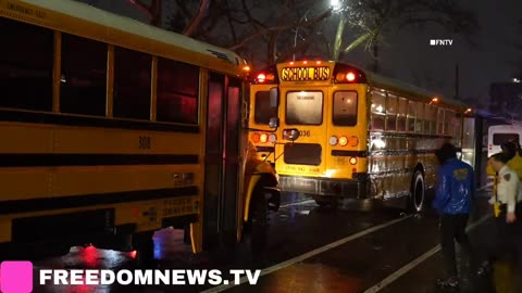 Buses are now pulling up to @JMHSBklyn and dropping off illegals.